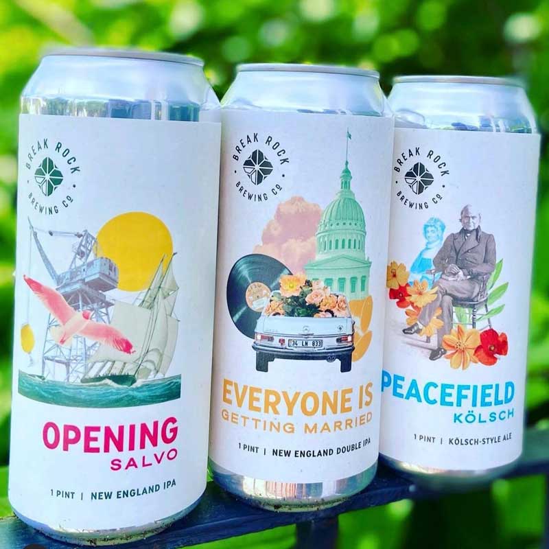 Where to Buy Break Rock Beer: Opening Salvo, Everyone is Getting Married, Peacefield