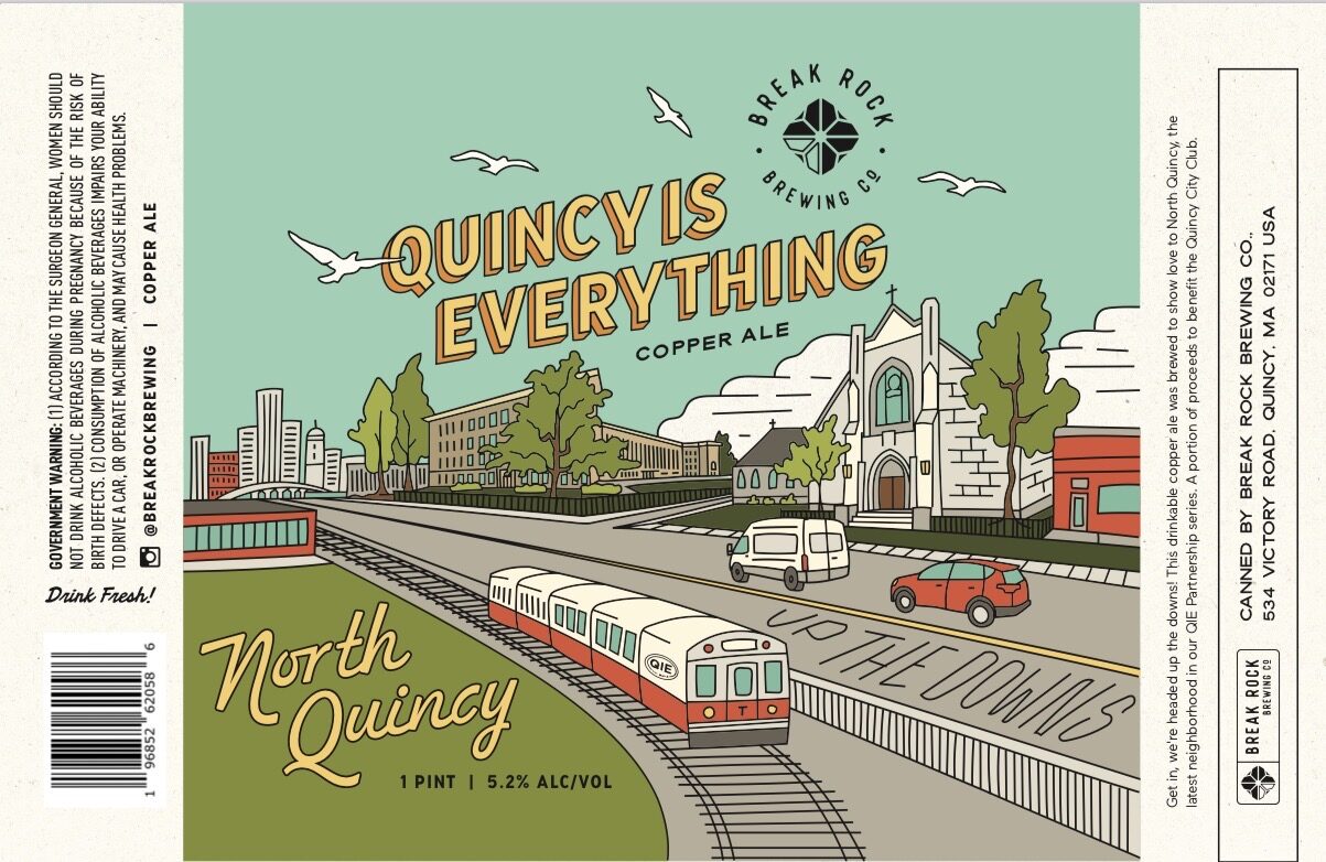 | Break Rock Brewing North Quincy copper ale