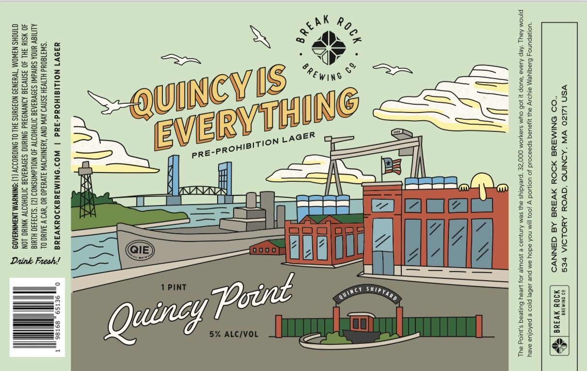 | Break Rock Brewing quincy is everything quincy point lager