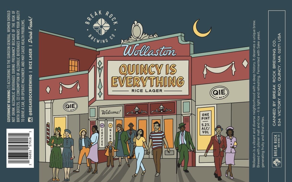 | Break Rock Brewing quincy is everything wollaston rice lager