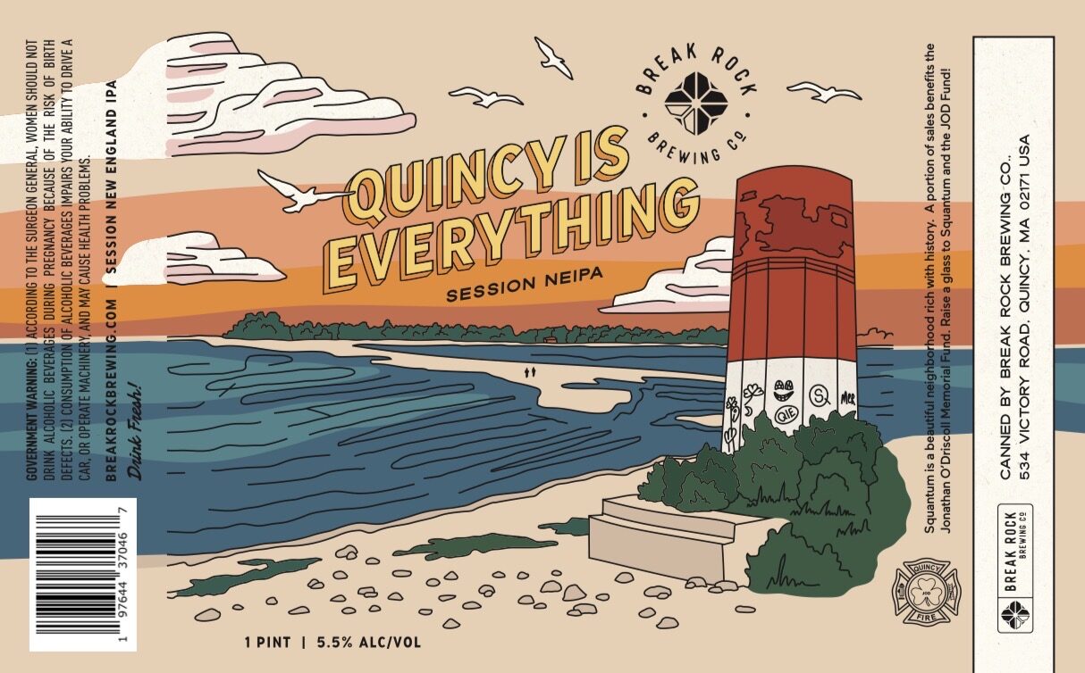 | Break Rock Brewing quincy is everything session neipa